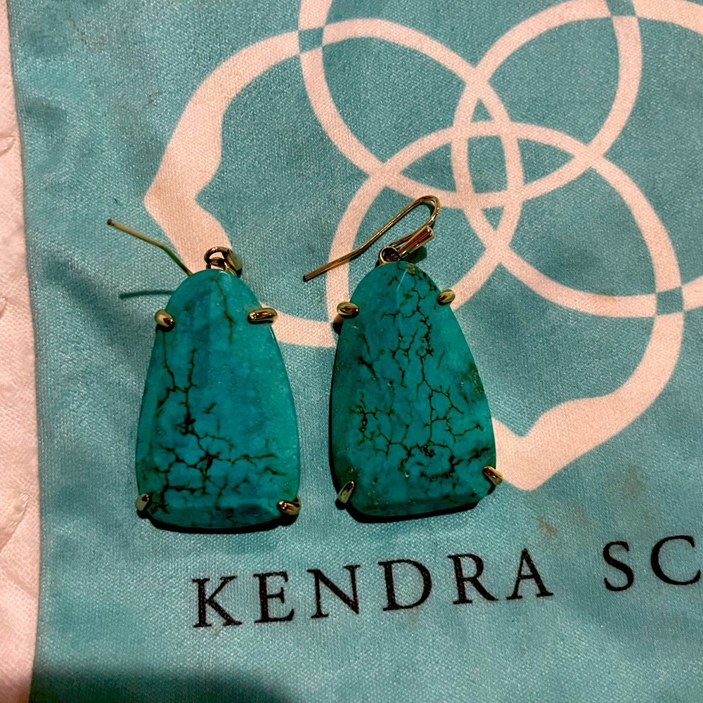 Turquoise Kendra Scott Earrings